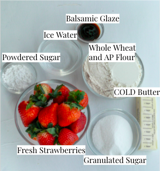 Strawberry Galette Ingredients
