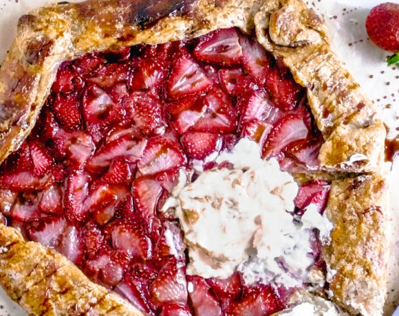 Final Whole Wheat Strawberry Balsamic Galette