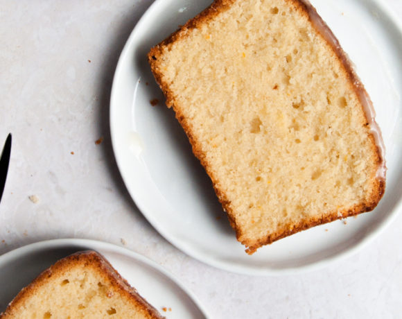 Orange Blossom Sliced Cake