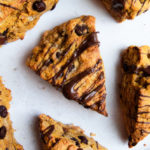 Overhead view of 5 scones